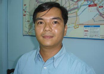 Ông Lê Hải Phong - Phó giám đốc trung tâm điều hành vận tải hành khách công cộng